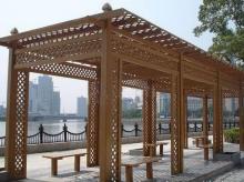 防腐木花架展示